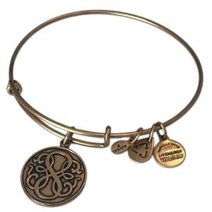 Alex and Ani Path of Life Charm Bangle Gold Bracelet 2013